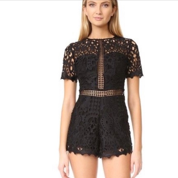 Ministry of Style Lace Romper - Picture 1 of 5